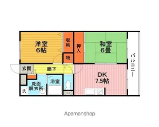 コウジィコート【302号室】の間取り