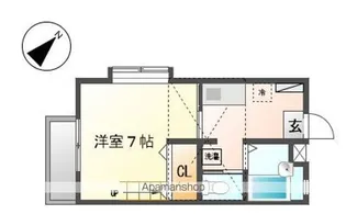サントロペA【201号室】の間取り