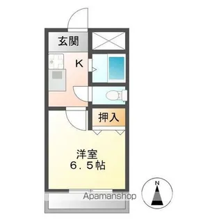 パレス森孝【4階】の間取り