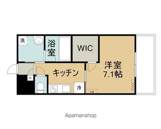 (仮称)ディークレスト三輪田町【406号室】の間取り