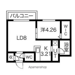 SーRESIDENCE西町【4階】の間取り