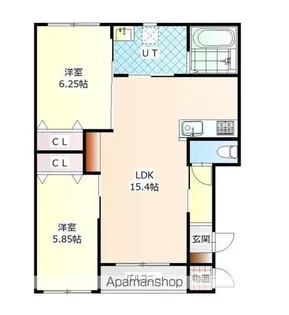 ERDE【303号室】の間取り