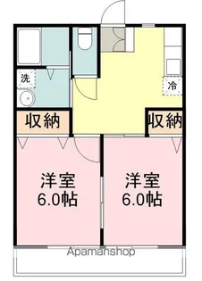 ハイラル弐番館【1階】の間取り