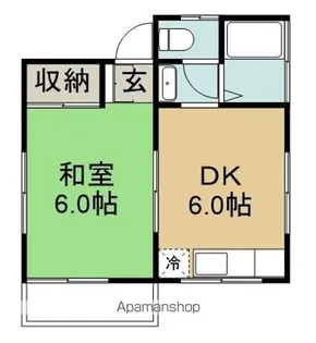 幸和荘別館【2階】の間取り