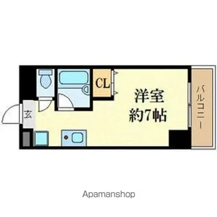 エミネンスコート瀬田【2階】の間取り
