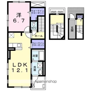 I・VILLAGE大手町 C【3階】の間取り