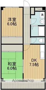 ビューシャトル【4階】の間取り