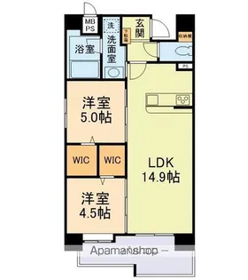 MTH GRANDE 新大江【8階】の間取り