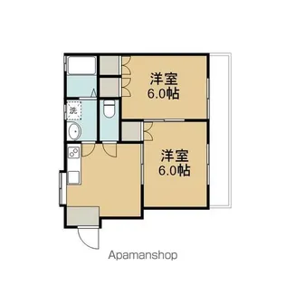 リバーサイドビュー【2階】の間取り