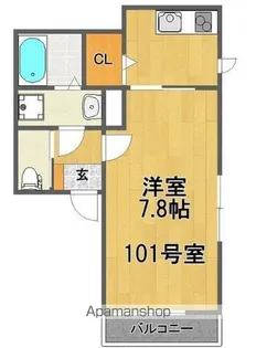 BEST STAGE 拝島【1階】の間取り