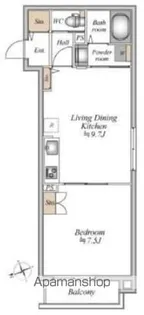 ザ・フォレスト立川【1階】の間取り