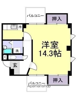 ハウス青山【3階】の間取り