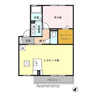 エトワール【1階】の間取り