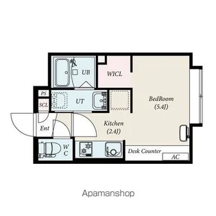 Terrace Warab【4階】の間取り
