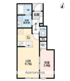 リーブルファイン柏高田【1階】の間取り