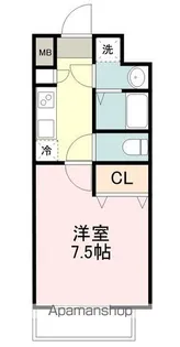 シェルグランデ土樋【8階】の間取り