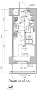 ヴァローレ松戸フィーロ【9階】の間取り