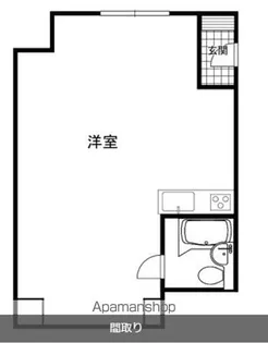 ベルハイム東長崎【306号室】の間取り