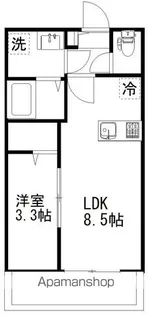アットリラ八千代台西B【3階】の間取り