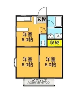 エスティーハイツ【205号室】の間取り