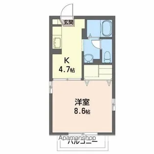 グランシード八桜【1階】の間取り