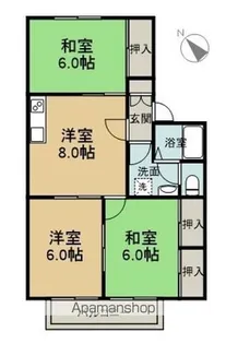 ビレッジ藤本【101号室】の間取り