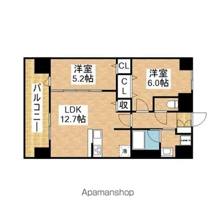 セイワパレス吹上公園【9階】の間取り