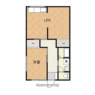 ブルーハイツ【203号室】の間取り