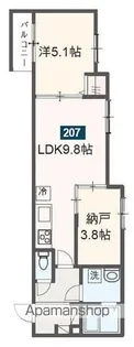 MELDIA八広Ⅴ【2階】の間取り