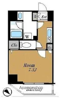 メイクスデザイン門前仲町Ⅱ【5階】の間取り