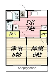 レジデンス東原【1階】の間取り