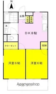 サンテラス北小岩【2階】の間取り