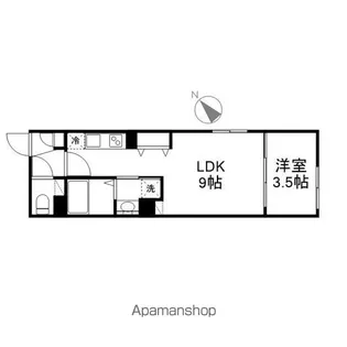 LUORE黒川EAST【2階】の間取り