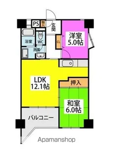 アルテハイム宮ノ陣【7階】の間取り