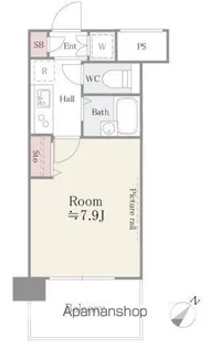 アルテーヌ新横浜【9階】の間取り