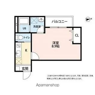 OUTRIGGER小松島【3階】の間取り