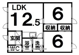 コーポ星【2階】の間取り