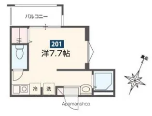 MELDIA京成小岩【2階】の間取り