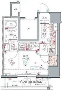 クレヴィスタ板橋【9階】の間取り