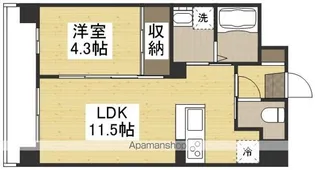 サンセール東古松Ⅱ【6階】の間取り