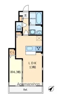 Sweet HomeⅡ【1階】の間取り