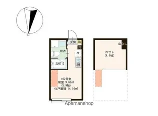 アルブル小岩【1階】の間取り