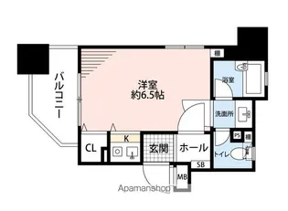 ダイナコート六本松Ⅲ【8階】の間取り