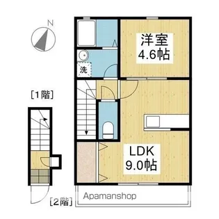 EARL’S COURT衣山Ⅲ【2階】の間取り