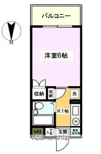LIZ三ツ沢【3階】の間取り