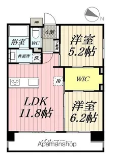 ART RESIDENCE IN MISATO CHUO【9階】の間取り