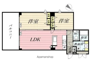 鶴見クリーンハイツ【5階】の間取り