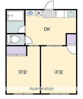 シティハイム【1階】の間取り