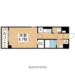M2ーCUBU【1階】の間取り