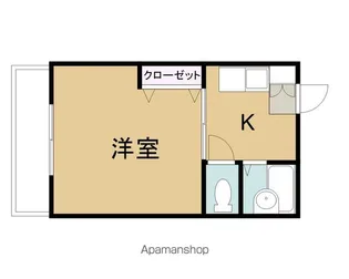 美須賀ハイツ【2階】の間取り
